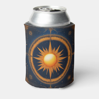 Solar Eclipse Graphic Design Add Name Can Cooler