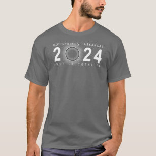 Solar Eclipse Hot Springs Arkansas April 8, 2024 T-Shirt