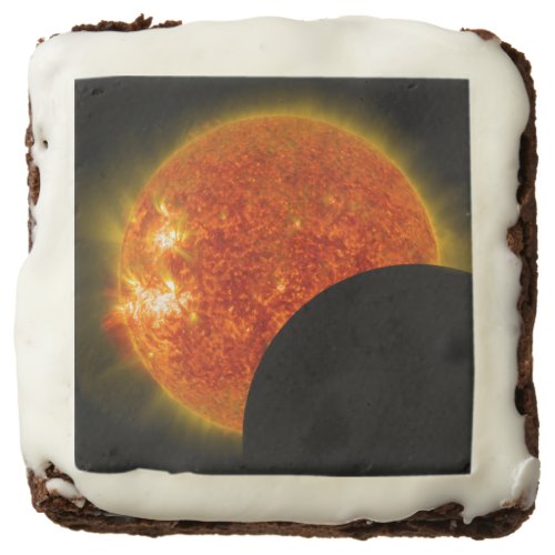 Solar Eclipse in Progress Brownie