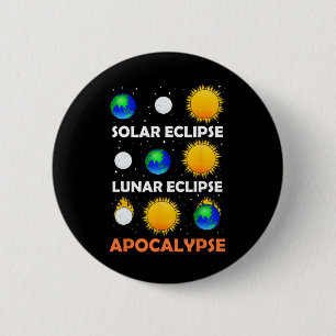 Solar Eclipse Lunar Science Teacher Space Eclipse  Button