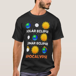 Solar Eclipse Lunar Science Teacher Space Eclipse  T-Shirt