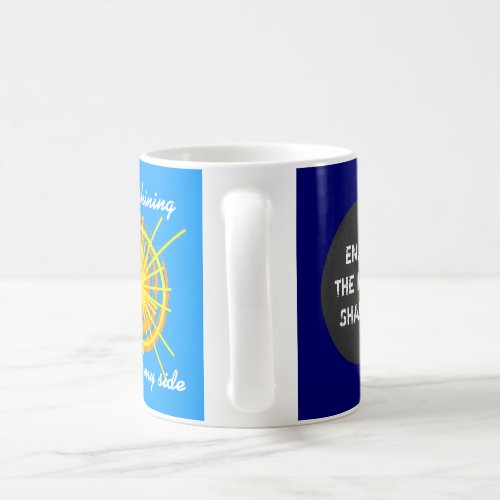 Solar Eclipse Moon Shadow Sunshine funny custom Coffee Mug