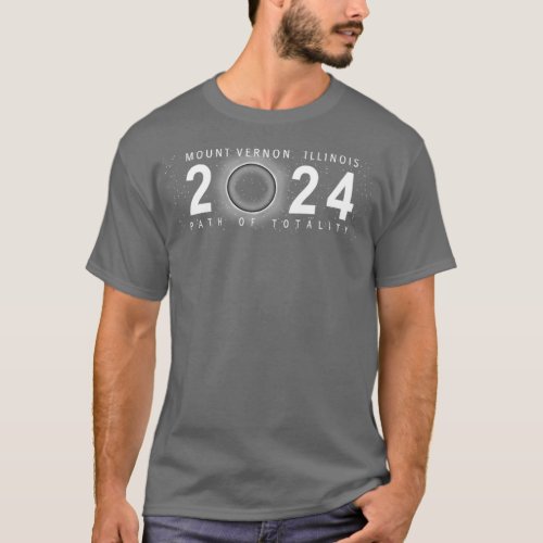 Solar Eclipse Mount Vernon Illinois April 8 2024  T_Shirt