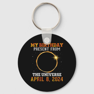 Solar Eclipse My Birthday Present From The Univers Keychain