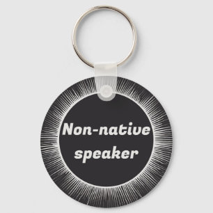 Solar Eclipse Native English International Travel Keychain