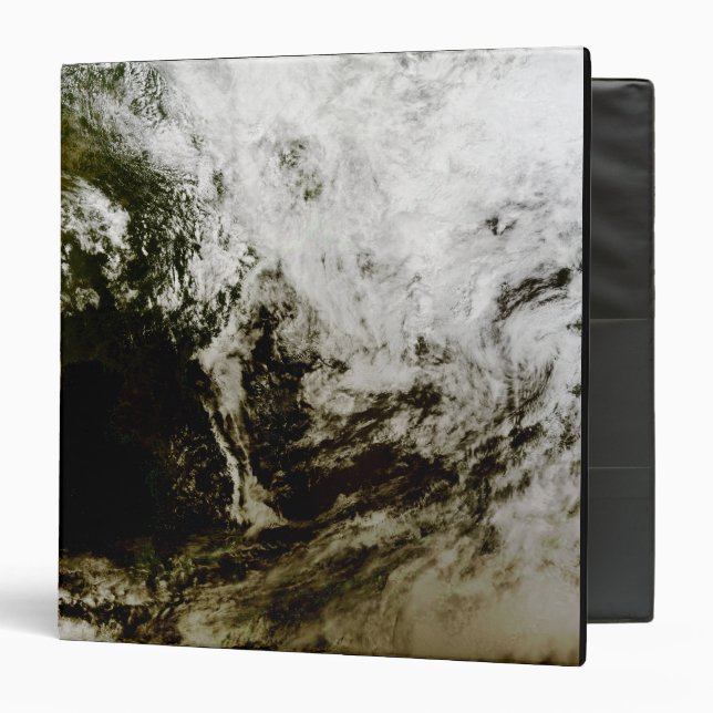 Solar eclipse over southeast Asia 3 Ring Binder (Front/Inside)
