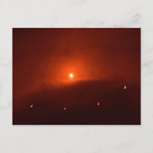 Solar Eclipse. Postcard