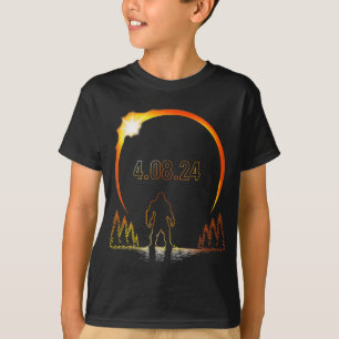 Solar Eclipse Sasquatch Totality 2024 Eclipse  T-Shirt