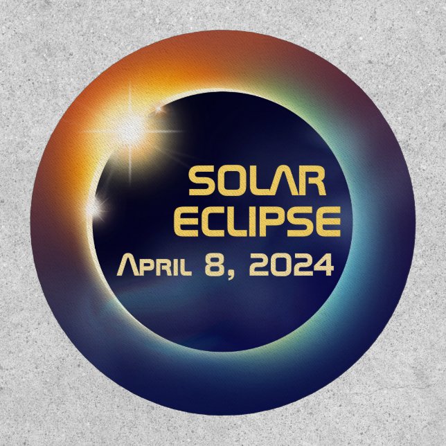 Solar Eclipse | Space Astronomy Patch (Front)