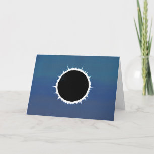Solar Eclipse Total Greeting Card