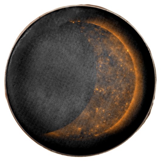Solar Eclipse Transit Chocolate Covered Oreo (Front)