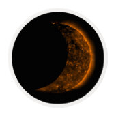 Solar Eclipse Transit Edible Frosting Rounds (Front)