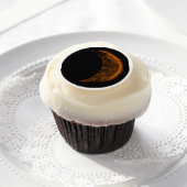 Solar Eclipse Transit Edible Frosting Rounds (Cupcake)