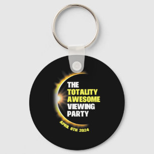 Solar Eclipse Viewing Party 2024 Total Solar Eclip Keychain