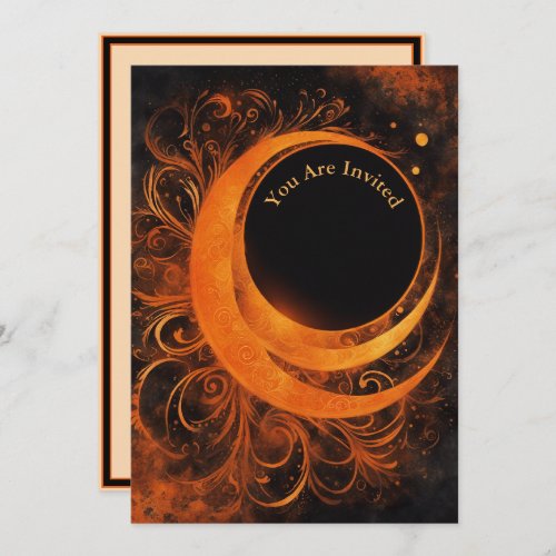 Solar Eclipse Viewing Party Fully Customizable Invitation