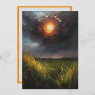 Solar Eclipse Viewing Party Fully Customizable Invitation