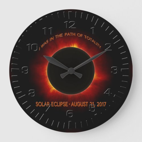 Solar Eclipse Wall Clock