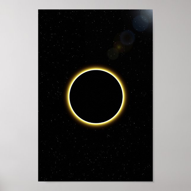 Solar Eclipse Wall Decor Poster (Front)