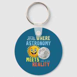 Solar Eclipse Where Astronomy Meets Keychain