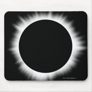 Solar Eclipse with Corona Mouse Pad