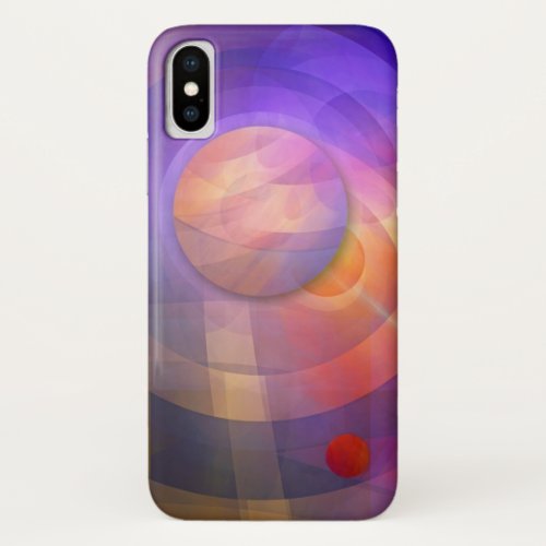 Solar energy Artistic abstract iPhone X Case