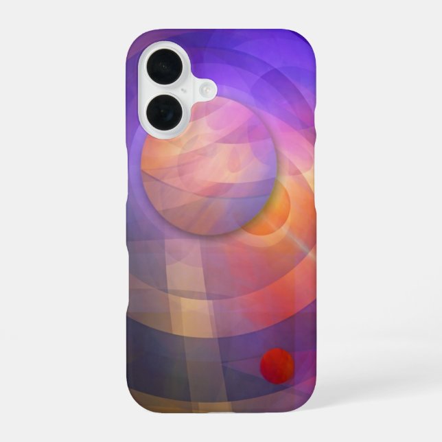 Solar energy, Artistic abstract iPhone Case (Back)