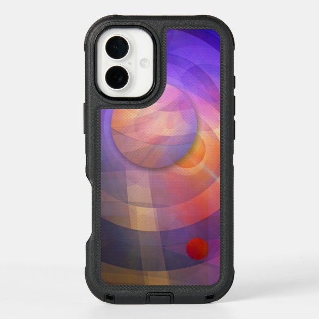 Solar energy, Artistic abstract Otterbox iPhone Case (Back)