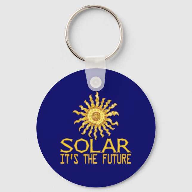 Solar Energy Future Keychain (Front)