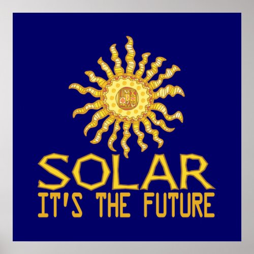 Solar Energy Future Poster
