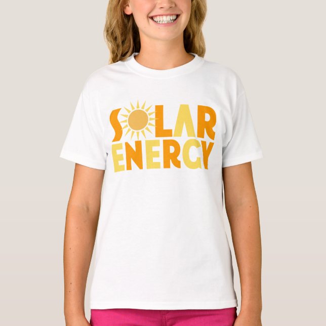 Solar Energy Gift T-shirt (Front)
