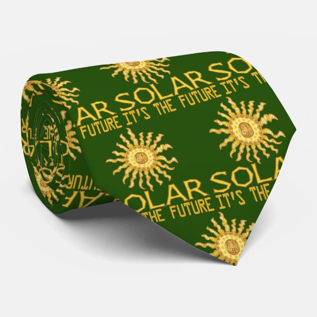 Solar Energy It's The Future Tie (Rolled)