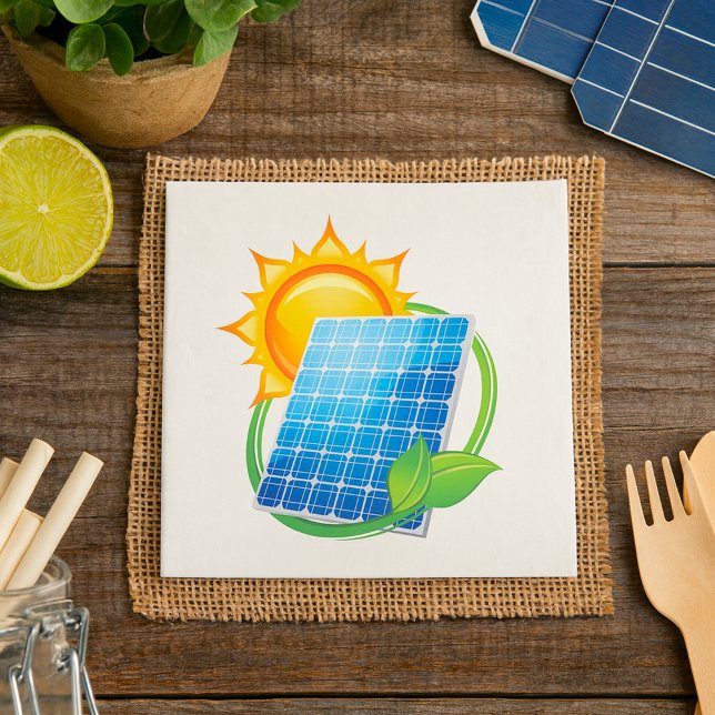 Solar Energy Power Paper Napkins (Creator Uploaded)