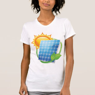 Solar Energy Power Womens T-Shirt
