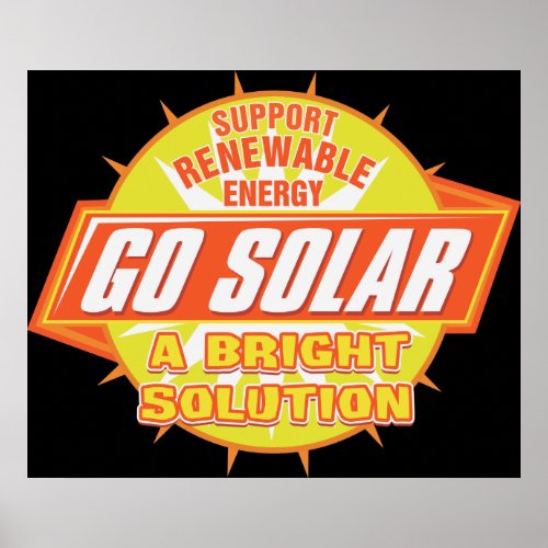Solar Energy Solution Poster