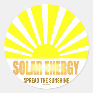 Solar Energy Spread the Sunshine Sticker
