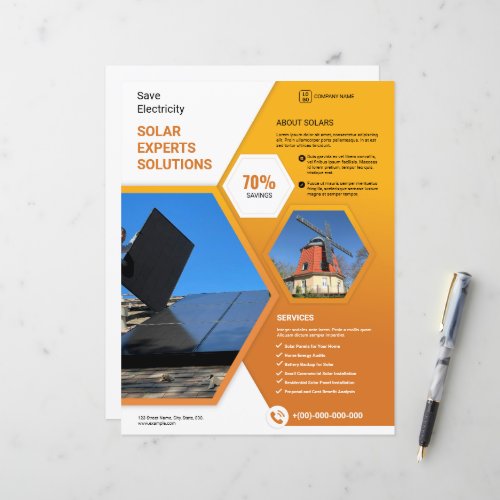 Solar Expert Flyer Template
