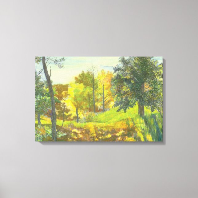 Solar fall canvas print (Front)