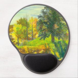 Solar fall gel mouse pad