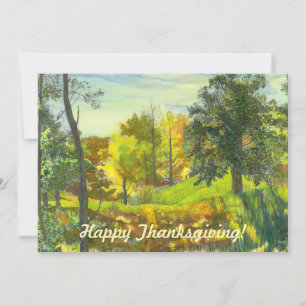 Solar fall  painting watercolor on silk note card