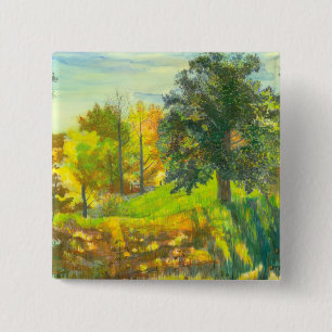 Solar fall pinback button