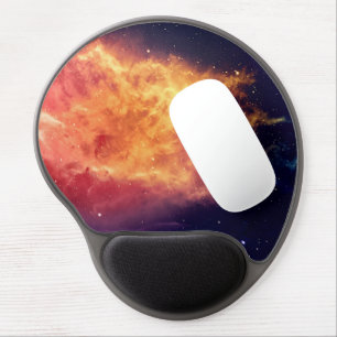 Solar Fire Across the Cosmos Gel Mouse Pad