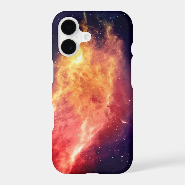 Solar Fire Across the Cosmos iPhone Case (Back)