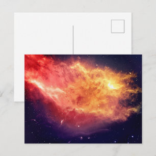 Solar Fire Across the Cosmos Postcard