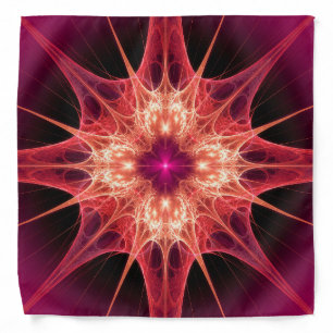 Solar Flare Fractal Art Bandana