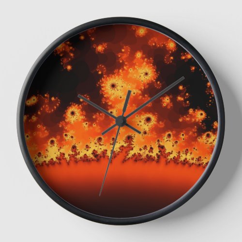 Solar Flare Fractal Clock