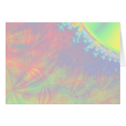 Solar Flare Fractal. Colorful Abstract. (Front Horizontal)