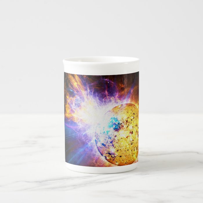 Solar Flare the Star EV Lacertae EV Lac Bone China Mug