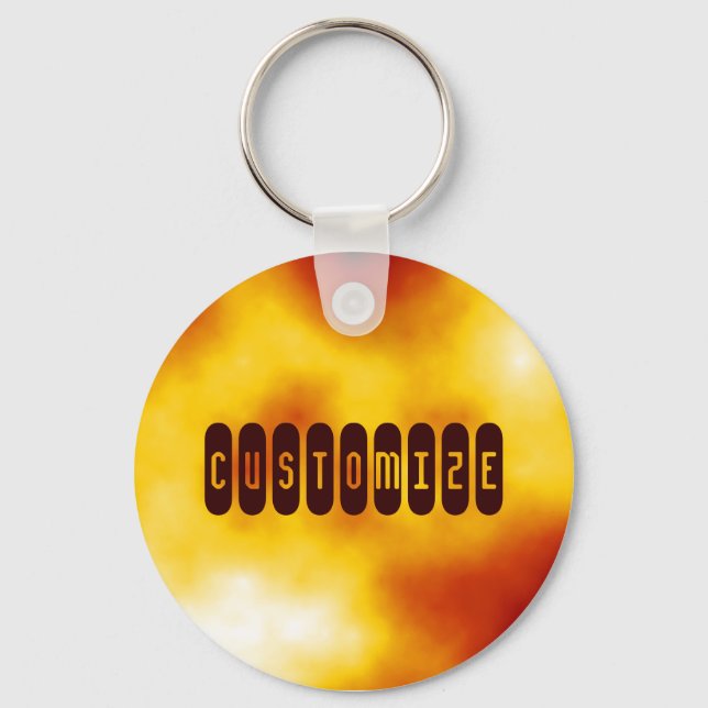 Solar Flare II  - Template Keychain (Front)