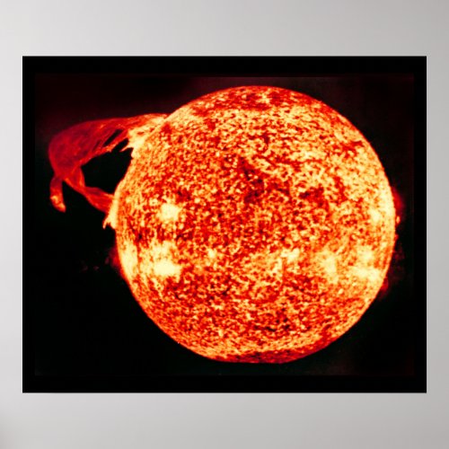 Solar Flare _ Photo Taken From Skylab Poster