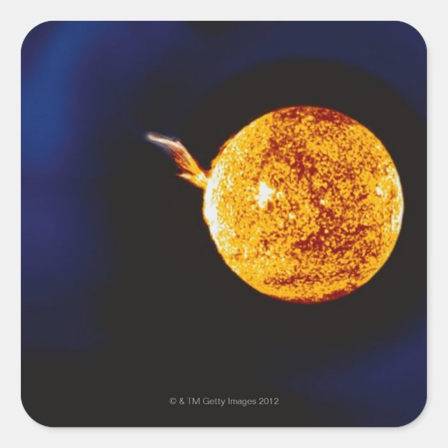 Solar Flare Square Sticker (Front)